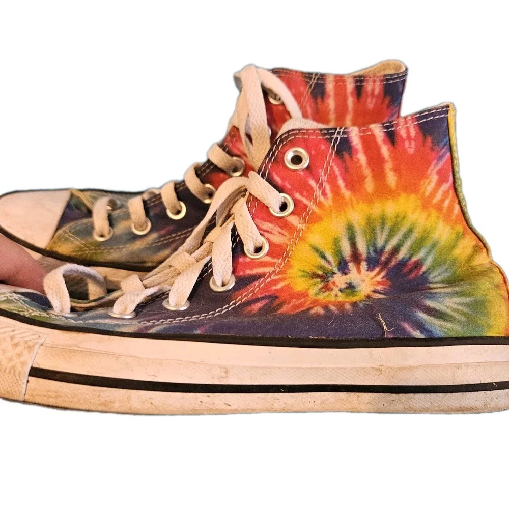 Converse Pride Chuck Taylor All-Star Tie Dye Rainbow‎ 168996F Unisex Size M5/W7 - Picture 4 of 8